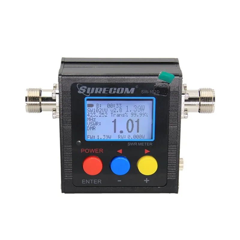 SW‑102D‑M SWR Power Meter 125‑525MHz VHF UHF Antenna Standing‑Wave Tester for DMR Analog Two‑Way Radio