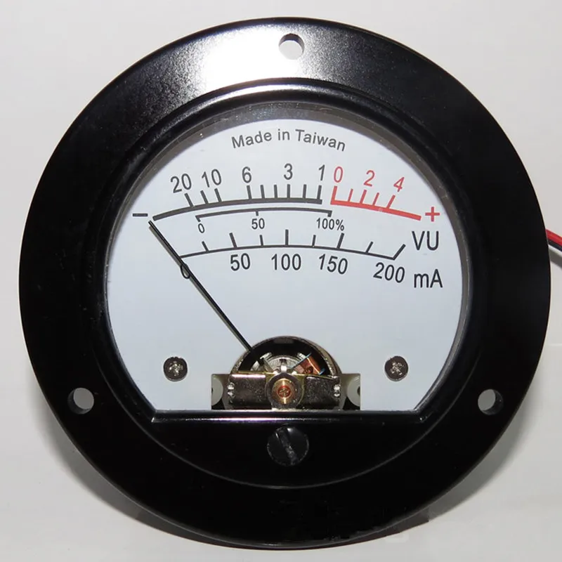 V-024 Circle Warm Backlight VU Meter DB Audio Level Meter AMPS Electronic Tube Power Amplifier Accessory Give Free Drive Board