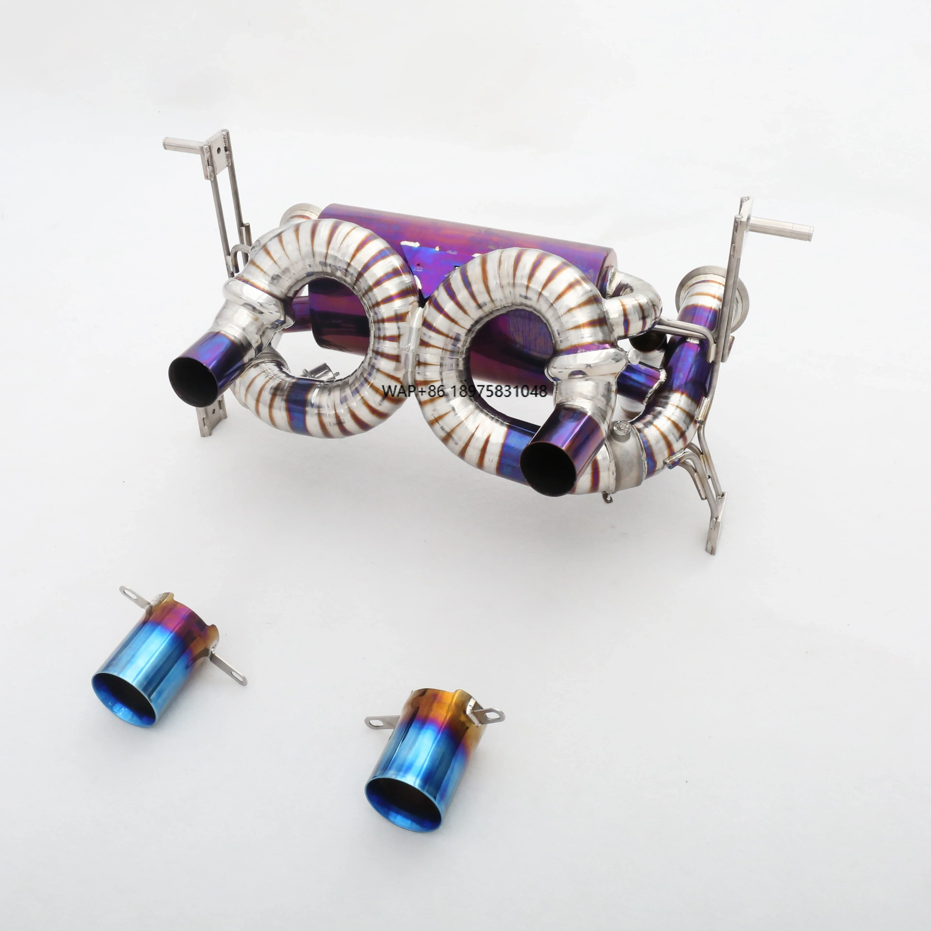 Custom 304 Stainless Steel/Titanium Valved Exhaust System Designed Specifically for /LP610 5.2 V10