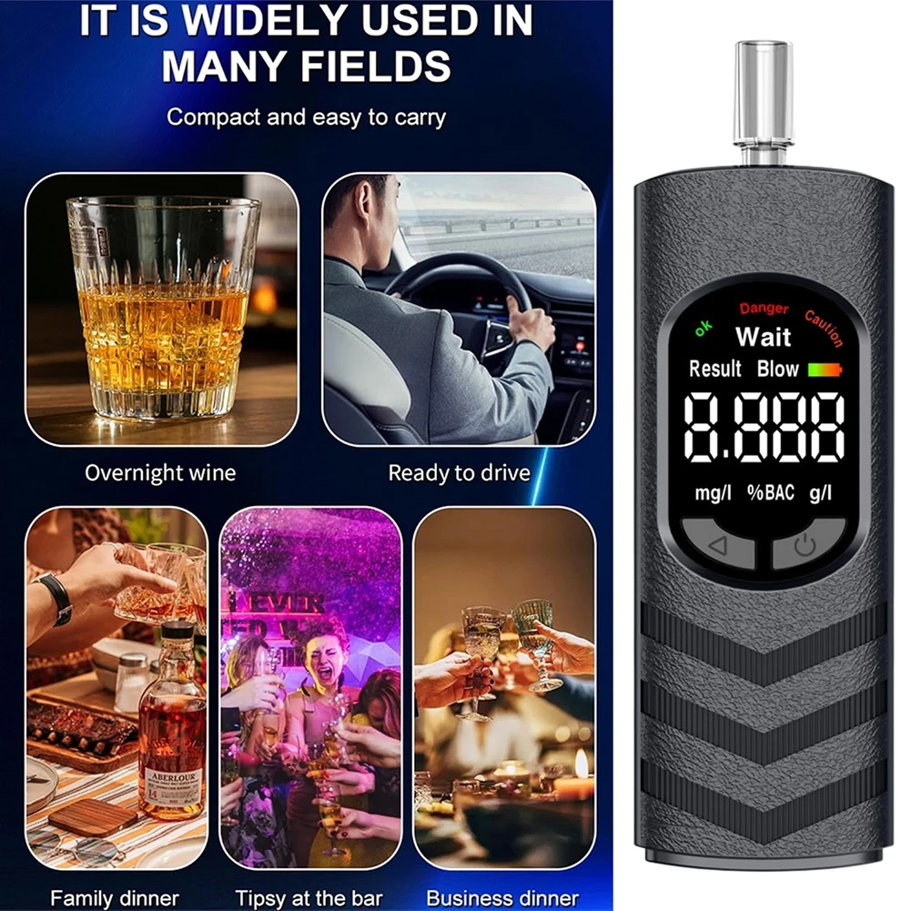 Breathalyzers High-Accuracy LCD Non-Contact Breathalyzers For Professional Use