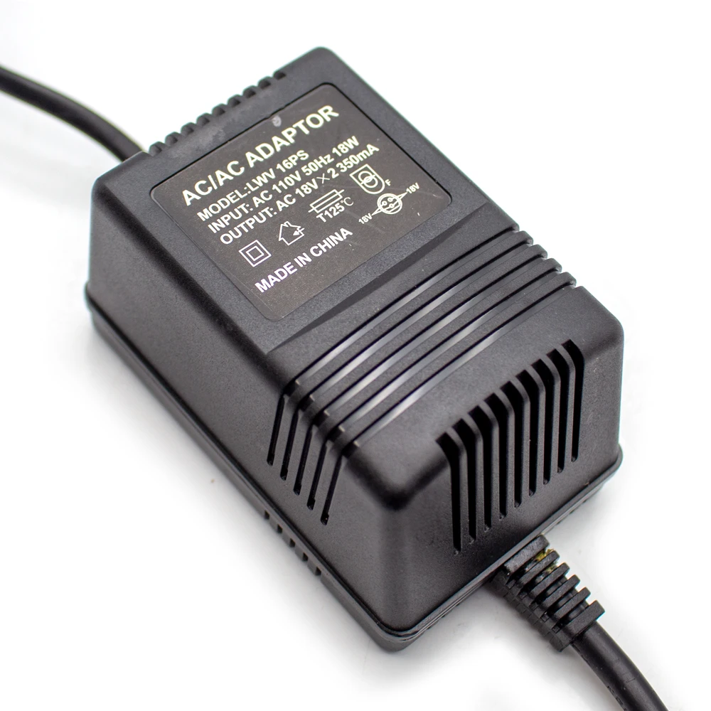 110V/220V F4 F7 CT Series Mixer Special Power Supply Dual 18V Universal Transformer 18W 350mA Three-Pin Connector