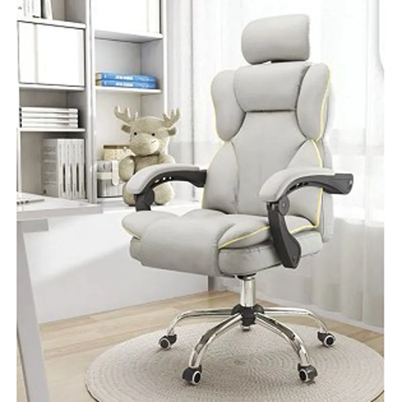 PU Leather Swivel Office Chair, Gaming Chair, Cadeira de computador, Costas altas, Cadeiras de jogos, Assento para escritório, Móveis