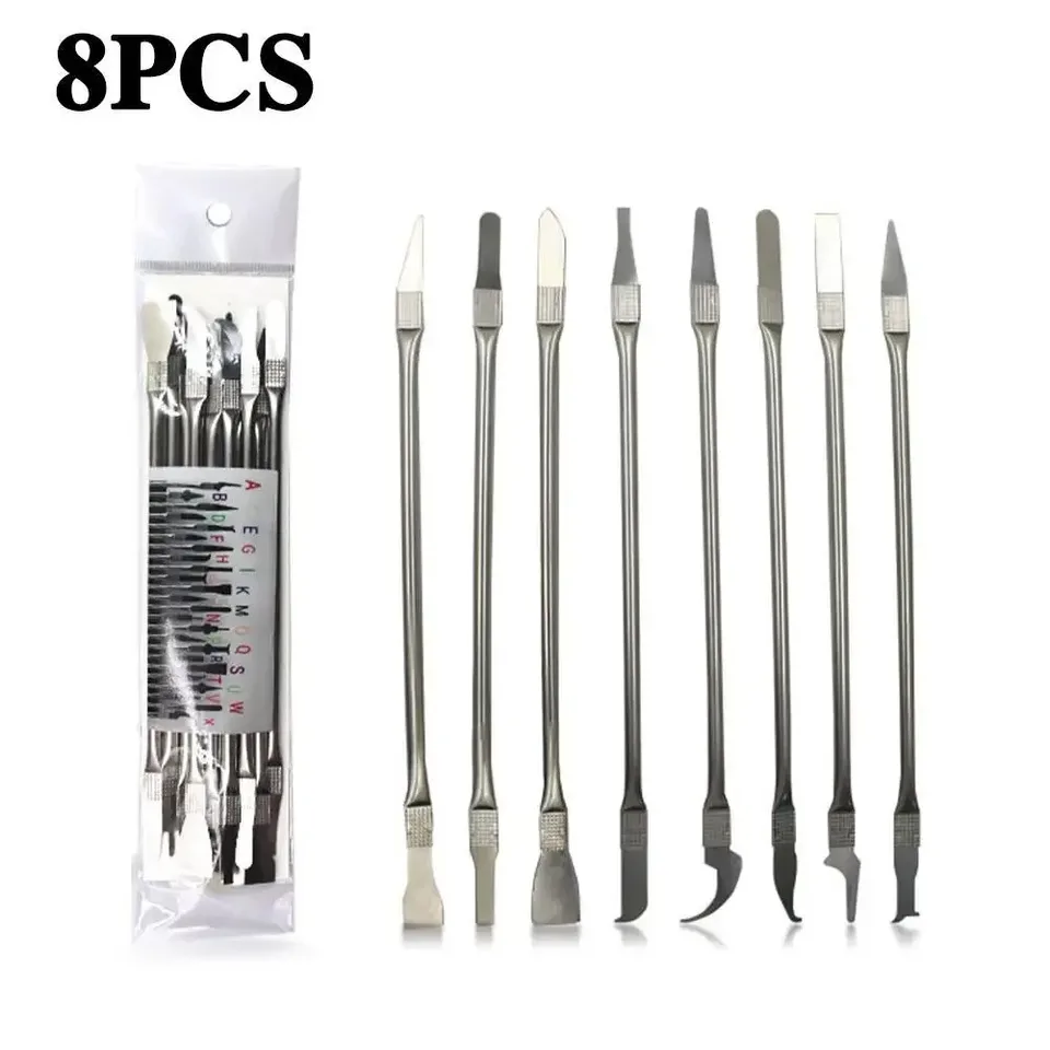 Kit de 8 piezas para remover pegamento de CPU y chips, herramientas de reparación para teléfonos y computadoras 3