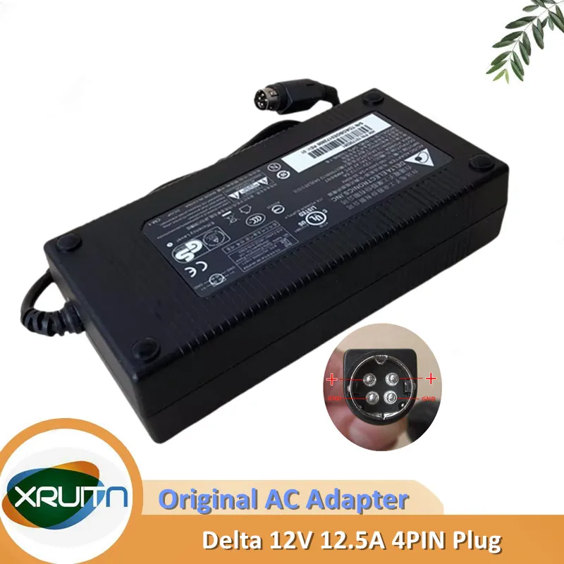 

For Hkvision TS-5004-A Power Supply Genuine Delta Electronics AC/DC Adapter 12V 12.5A 150W 4PIN DPS-150AB-15 DPS-150NB-1B