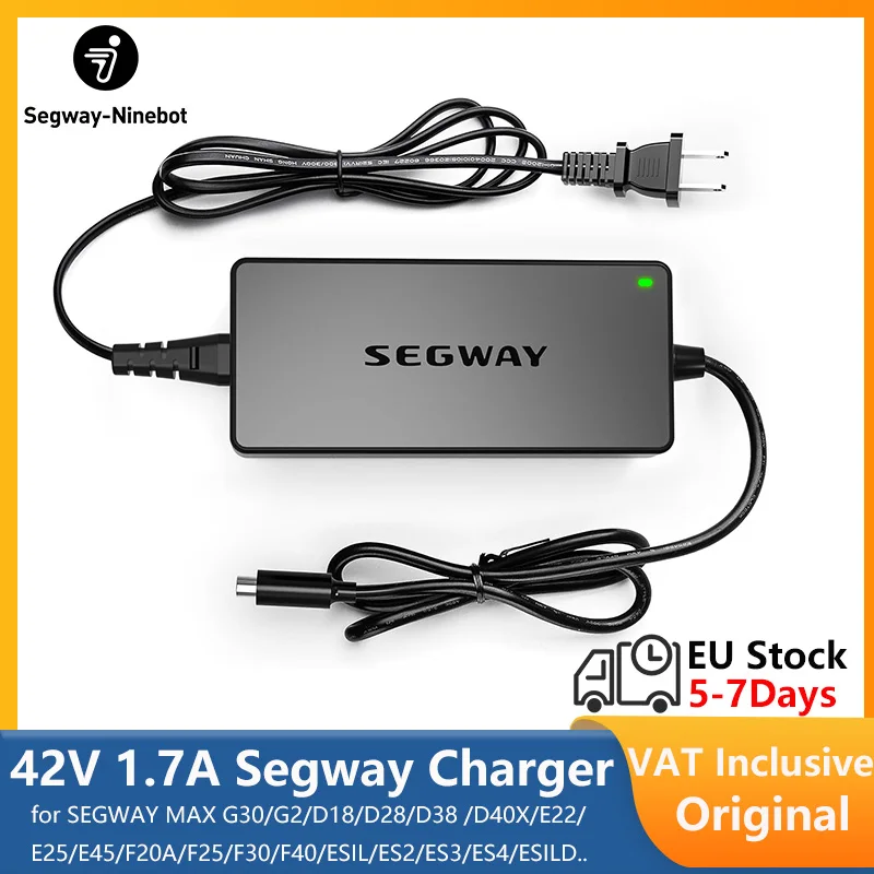 Image of Original 42V 1,7A Segway-Ladegerät für Ninebot MAX G2 G30 ES2 ES4 G30LP F40 F2 für Xiaomi M365/Pro Elektroroller 71W Ladegerät Ersatzteile