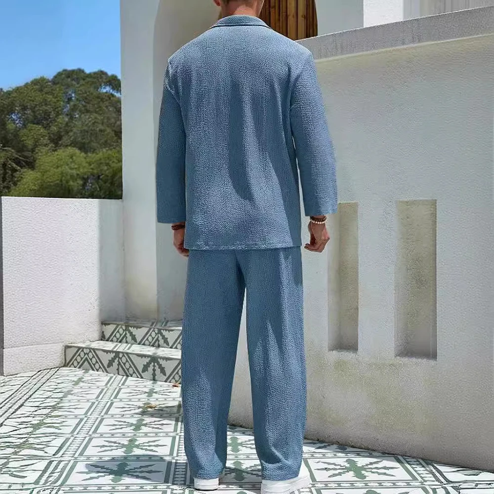 Mens Plain Casual Commuter Sui - Men'S Fashion Trousers 评论和价格
