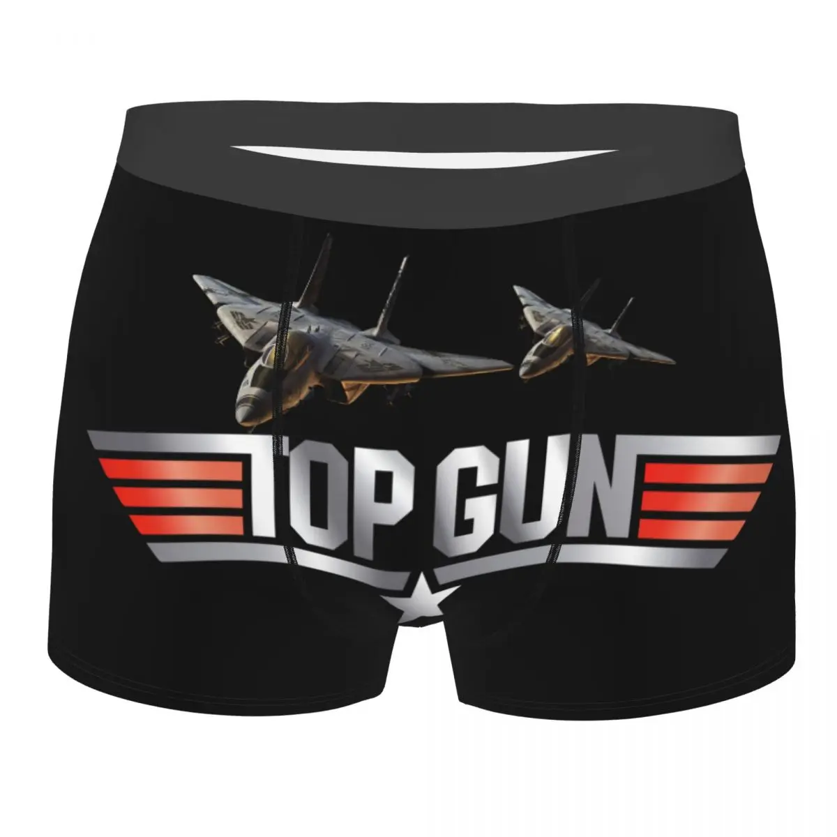 Tom Cruise Maverick Film Top Gun Underwear Men Sexy Print Customized Boxer Shorts Panties Briefs Soft Underpants