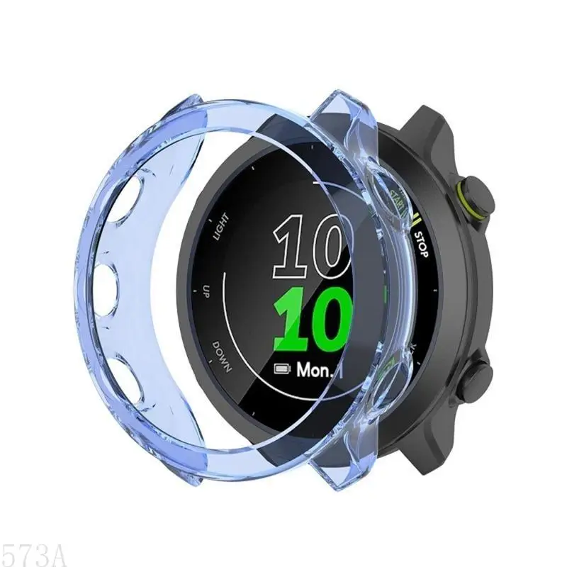 573A Smartwatch لـ Case for Forerunner 55 Scratch Resistant TPU Protector for Shell