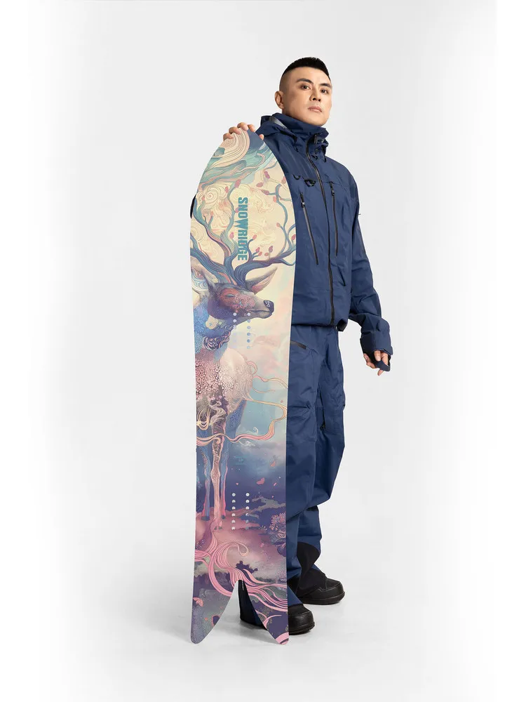 Alpine Powder Snowboard With Wide Waist