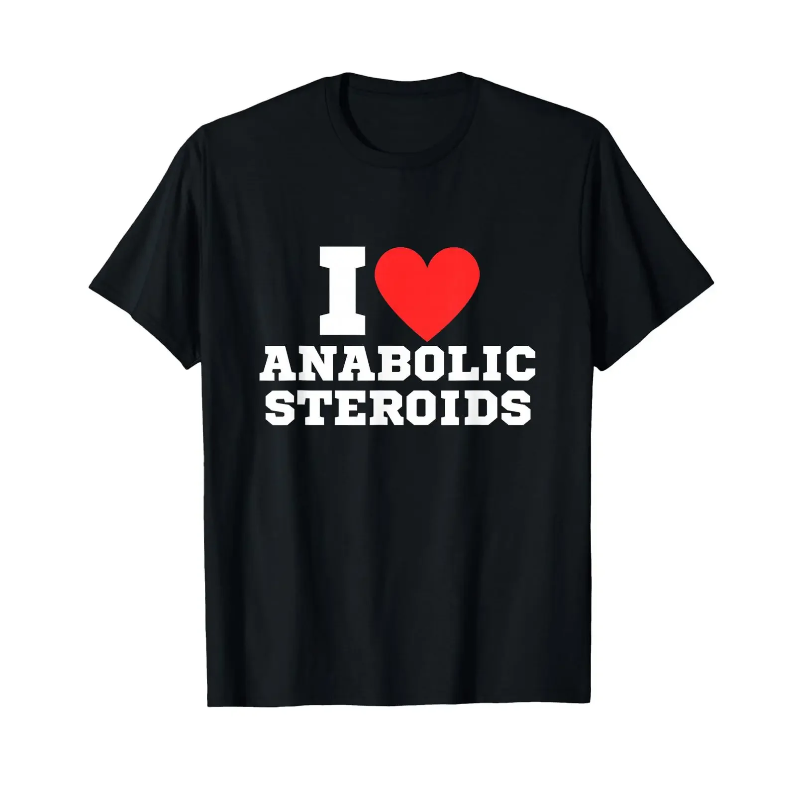 I love Tren Anabolics Funny Gym T Shirt vintage Washed fashion Comfortable Slightly Versatile Unisex Stretched Stylish Casual