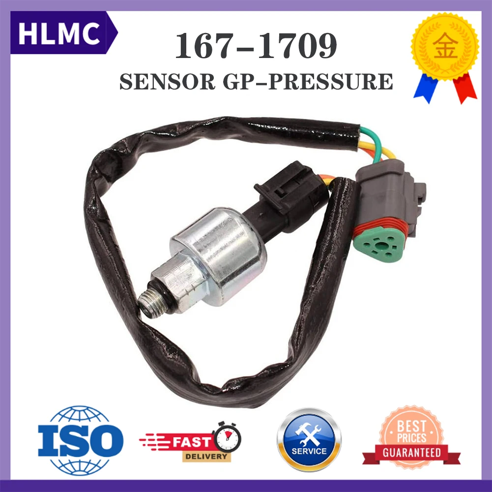 

CA1671709 167-1709 1671709 Engine 3116 3126 3408E 3412E Sensor GP-PRESSURE for 834B 844 854G 988B 90 992C 993K