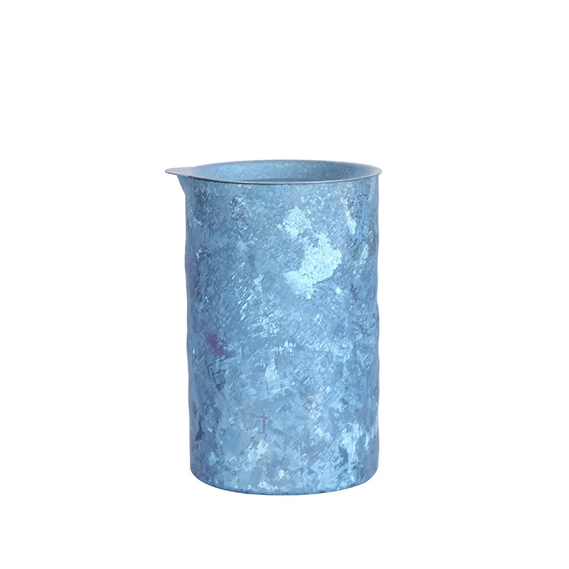 

Luxury Ti Coffee Cup Portable Outdoor Camping Tea Set Modern Design Express Travel Pure Titanium Tea Maker Cup with Ice Flower