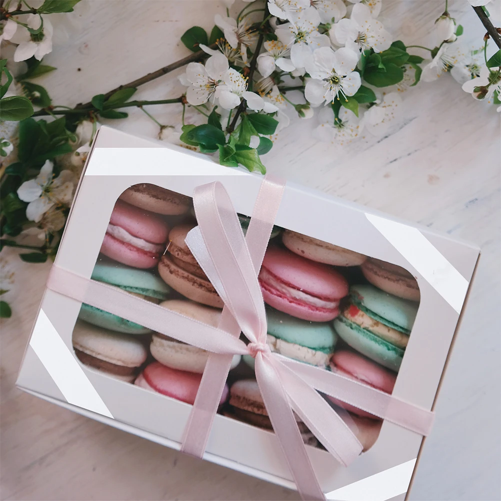 

5 pcs Eco-Friendly Kraft Paper Tape Strong Adhesive Waterproof For Packaging Sealing Carton Moving Storage Craft Decor