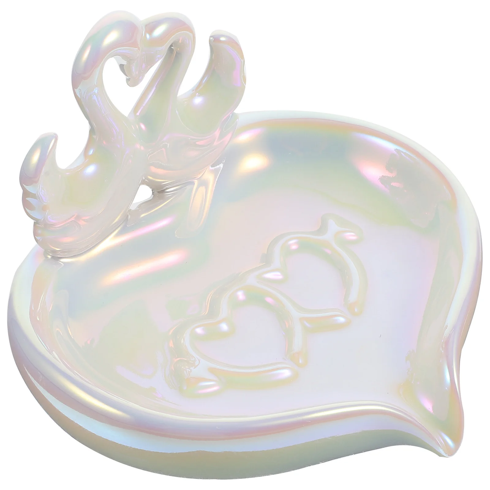 حامل صحن الصابون السيراميكي ذاتي التصريف لحوض الاستحمام كونترتوب القرط تخزين صينية الصابون منظم الحمام #2