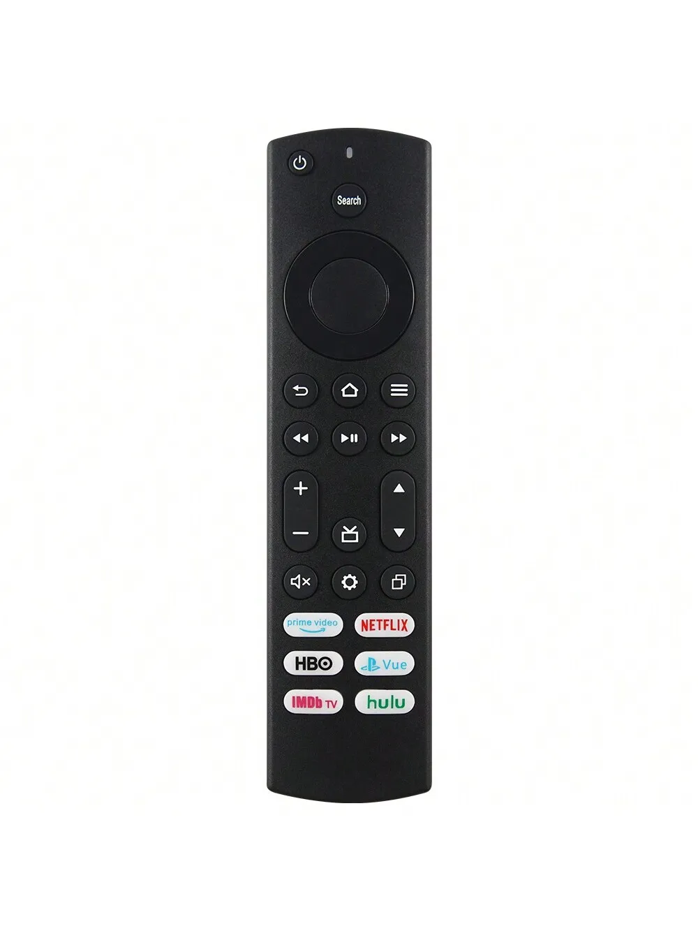 Substituição remota para Toshiba 6 Smart TV, Insignia, 6 botões de atalho, Prime Video, ImdbTV, Hulu, sem voz, Novo