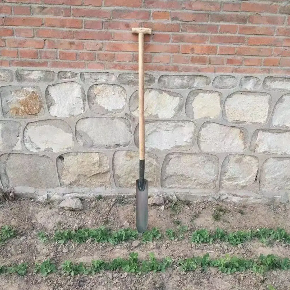 

Усиленная стальная садовая лопата для копания, рыхления почвы, посадки, прополки, инструмент для садоводства на открытом воздухе