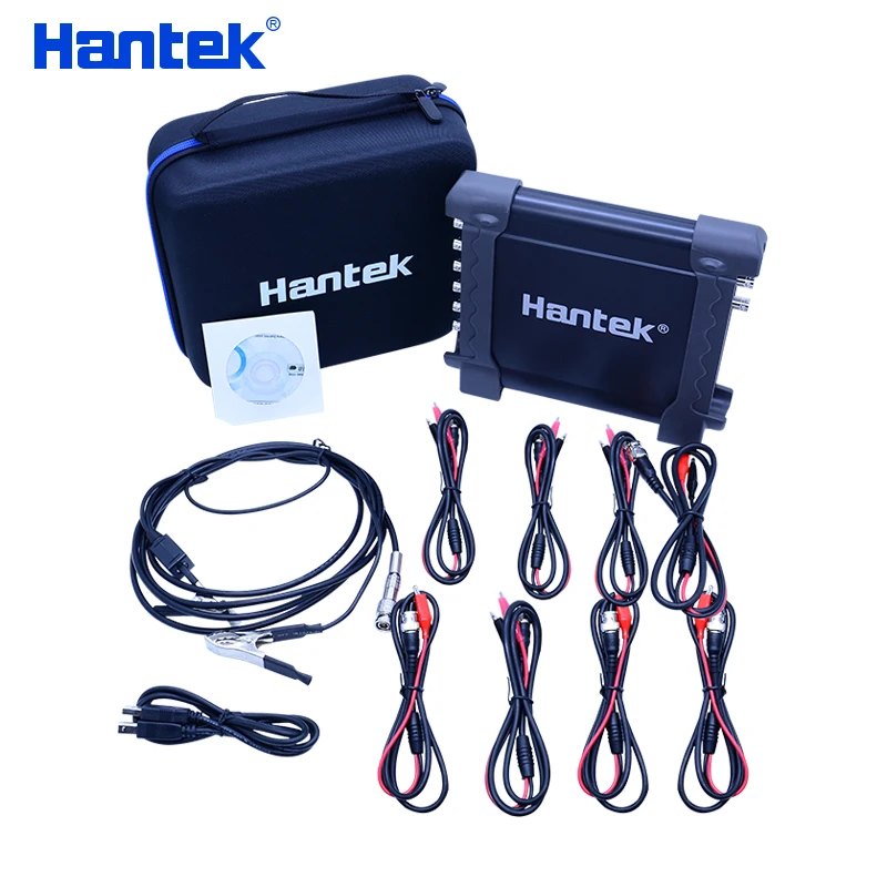 Hantek PC USB 8CH Automotive Diagnostic Digital Oscilloscope/DAQ/Programmable Generator with Ignition Probe 1008C 1008B