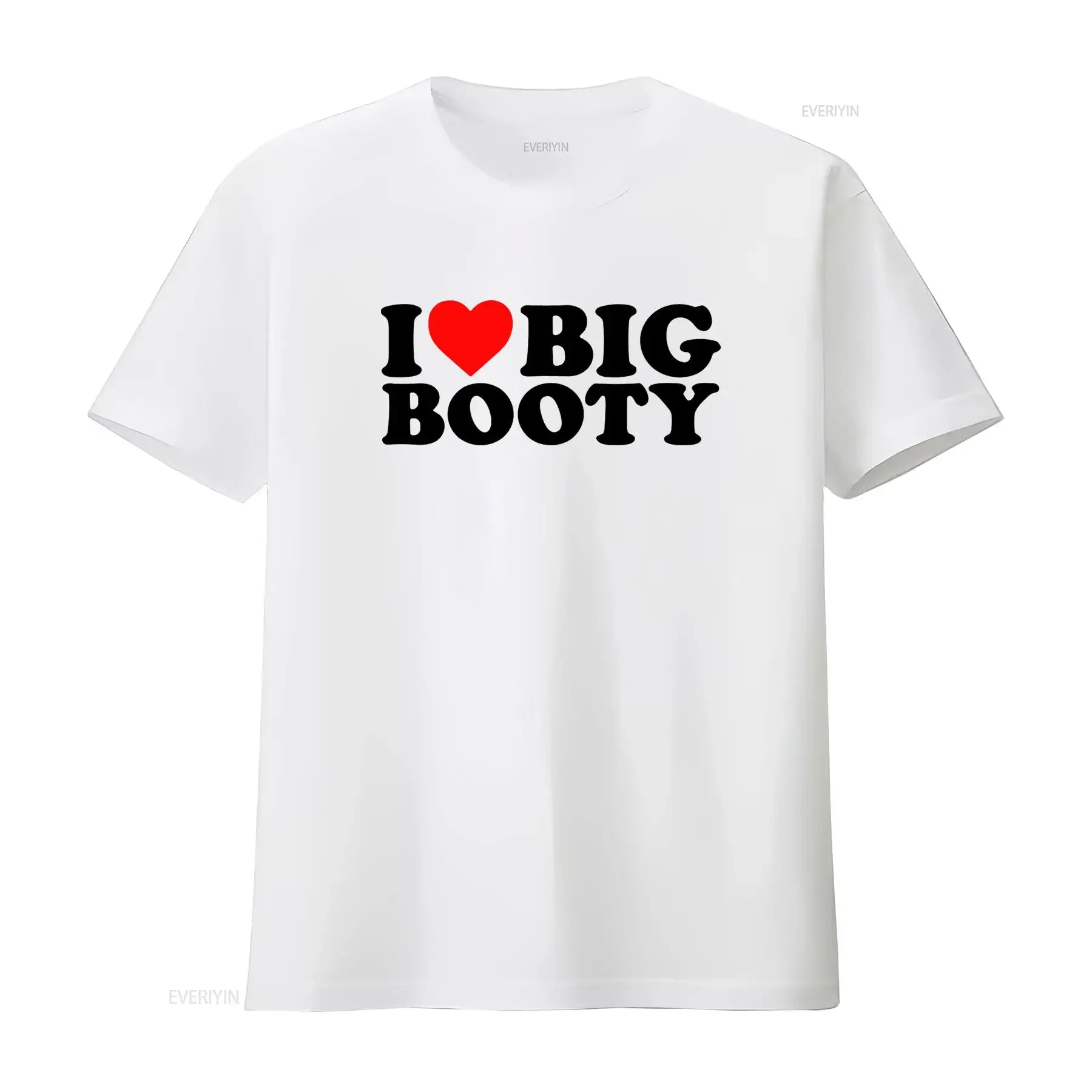 I Heart BIG BOOTY Butts Love Funny Comical College Adult Humor T Shirt Long or s vintage Washed Casual Comfortable Stretched