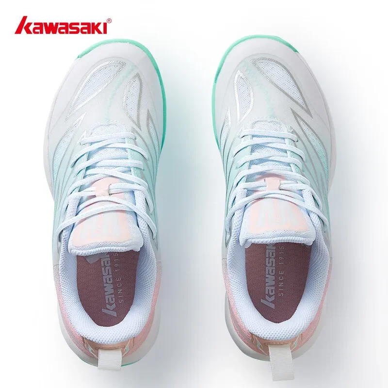 Professional Badminton Kawasaki Shoes New Breathable Anti-Slippery Sport Shoes for Women Sneakers A2301