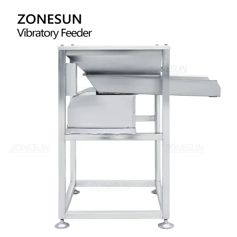 ZONESUN Automatic Powder Granule Vibrating Feeder Machine Rice Flour Grain Sugar Linear Vibration Conveyor Hoist ZS-VF50