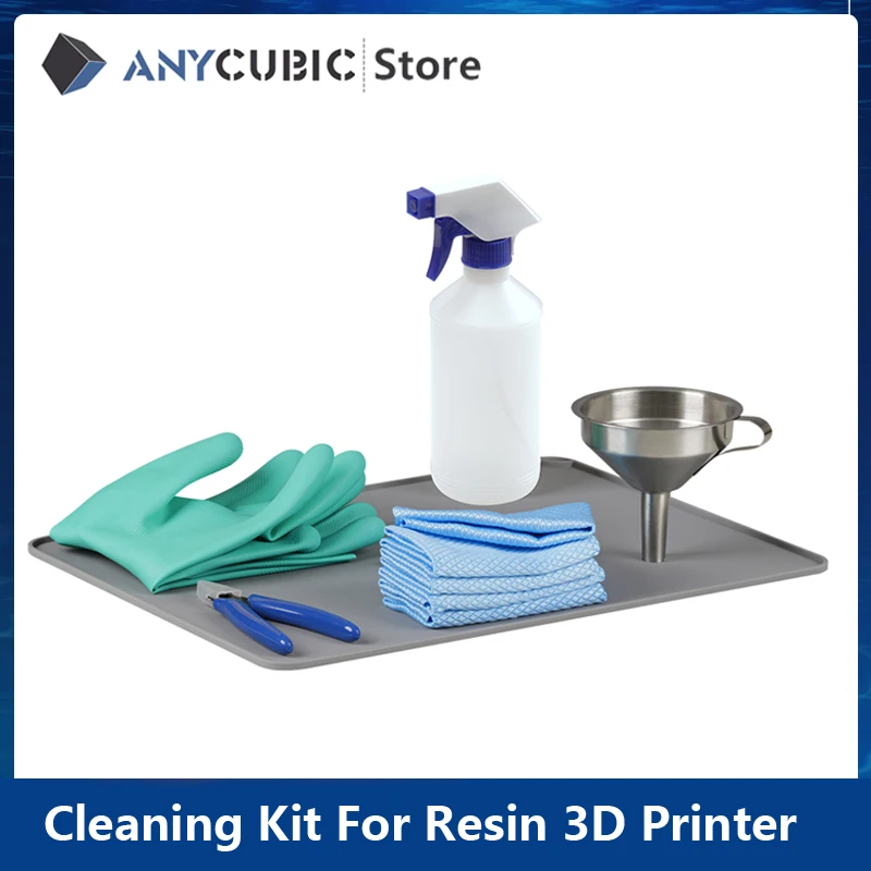 Anycubic Cleaning Kit Funnel Filter Cup Metal UV Curing For LCD UV Curing Photon Cleaning Shovel Accessories For Resin 3D Printe