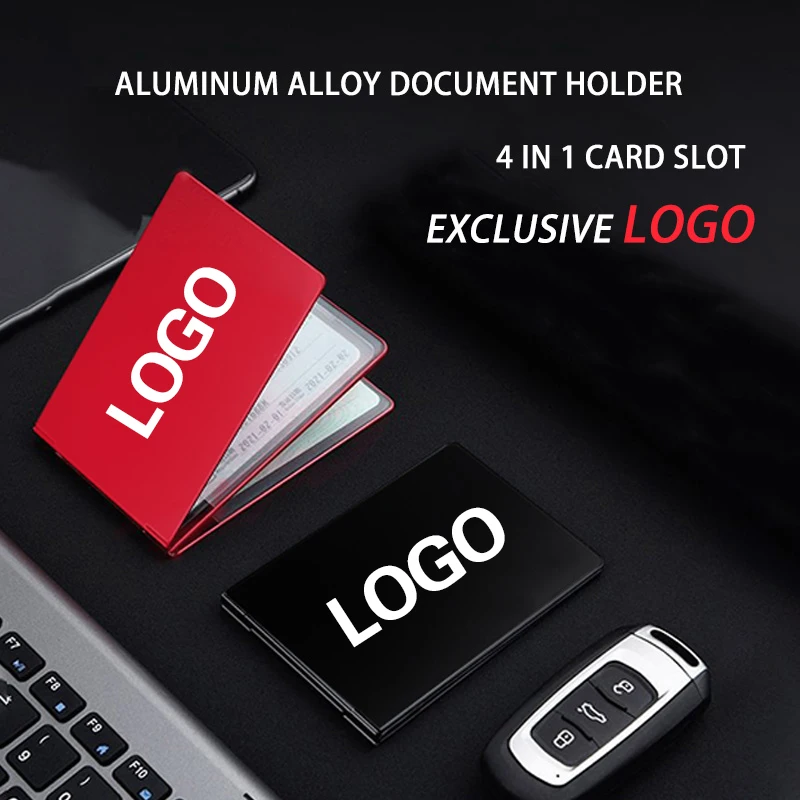 For BMW Series 1 2 3 4 X M 220i 328i 420i F20 F21 High Quality Aluminum Thin Card Cover Car Driving Document ID Credit Card New