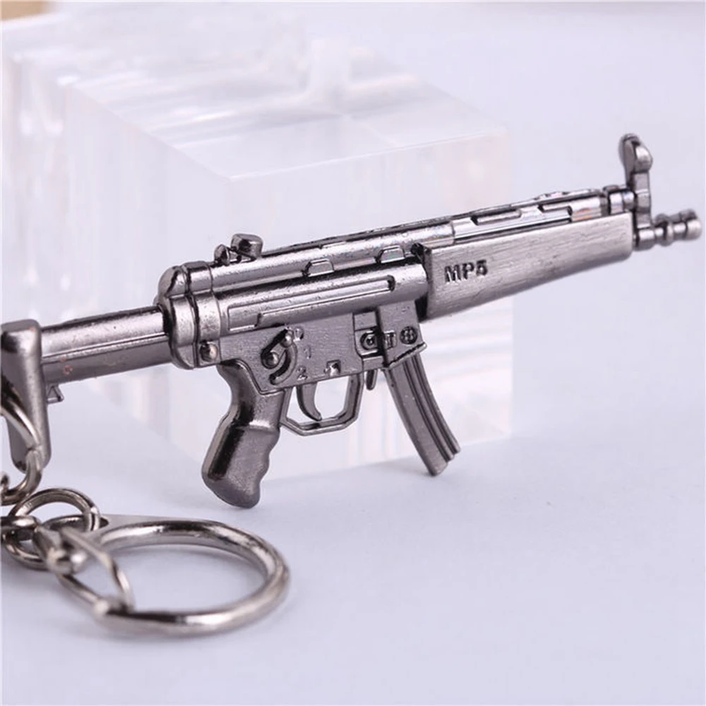 AK47 M16 Gun Keychain Men Trinket Key Chain Ring Rifle Male Jewelry Souvenirs Gift