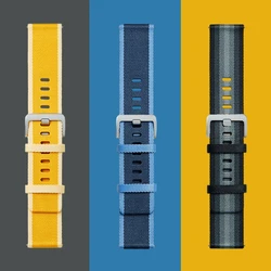 22mm Nylon Fabric Watch Strap for Xiaomi S1 Active S3 S4 Woven Strap Band Watch 2 pro Quick Release Strap Bracelet
