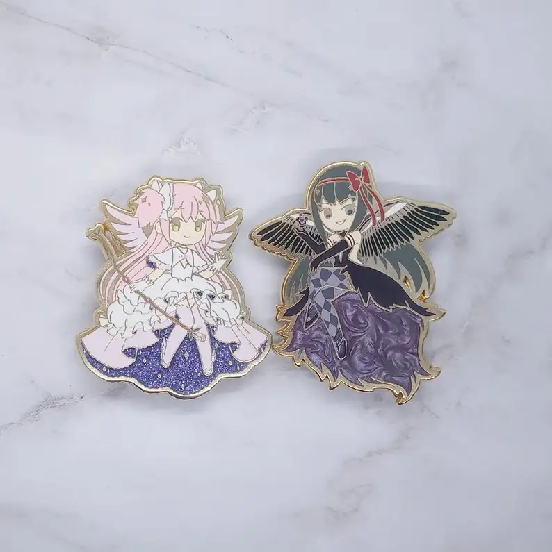 Madoka Magica Magia Record Hard Enamel Pins