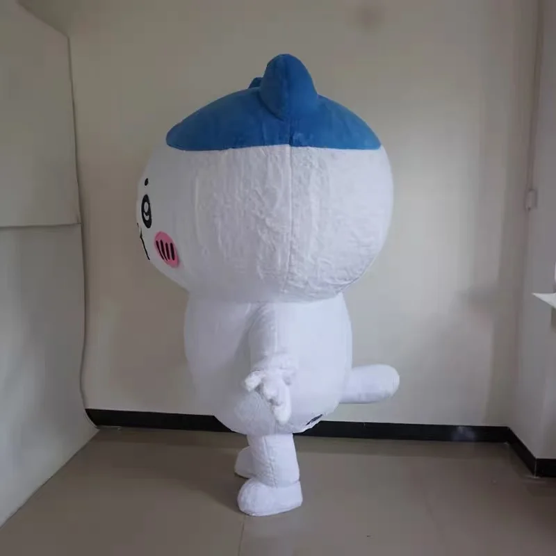 インフレータブル白猫マスコットコスチュームハチワレウサギ爆破衣装ハロウィンクリスマスファンシーパーティー小道具電池なし
