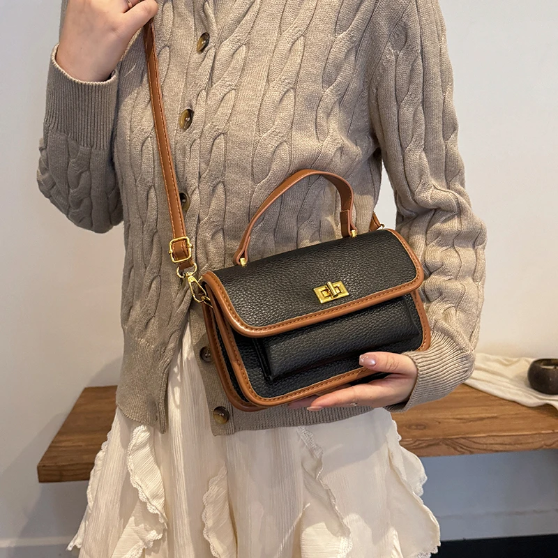 

Luxury Women's Fashion Leather Crossbody Handbag Elegant Designer Shoulder Tote Bag Classic Style For Modern Ladies