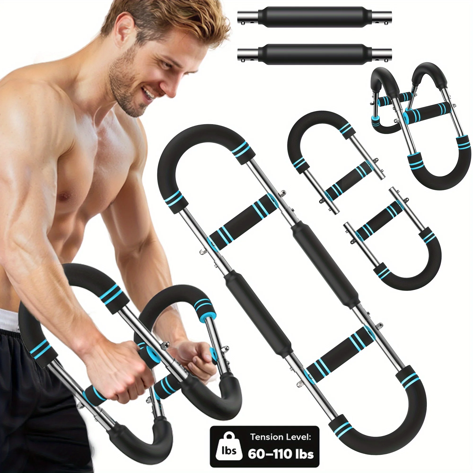 Home Gym Upper Body Workout - Portable U Shape Arm Exerciser Power