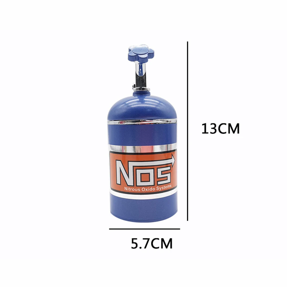 NOS Bottle Car posacenere sigaretta fumo posacenere per auto porta immondizia posacenere in metallo per Honda Toyota BMW Kia Alfa Volvo