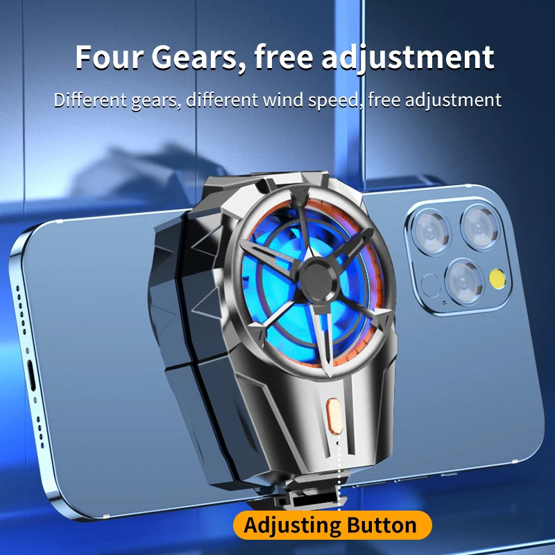 UTHAI Air-Cooled Back Clip Silent Heat Sink Suitable For Android IPhone Universal Must-have Adjustable Gear For Going Out SP42