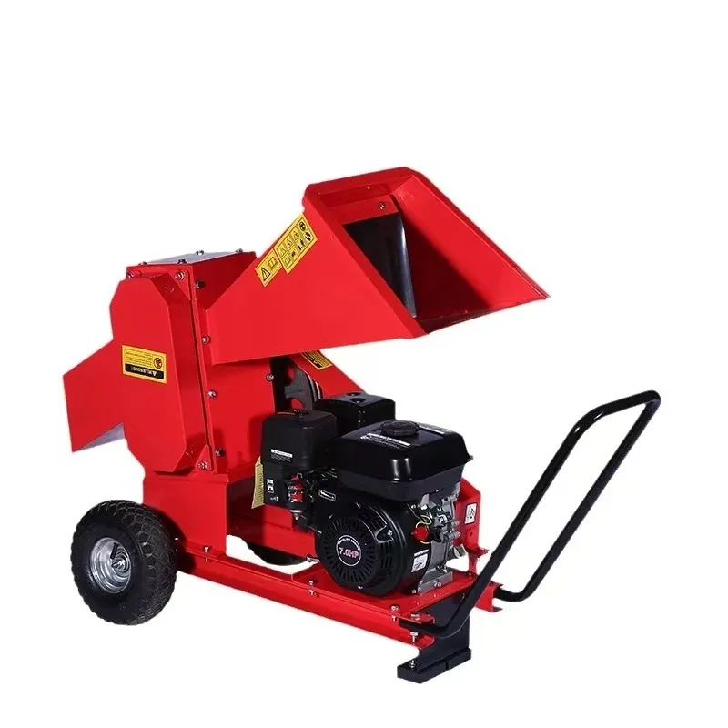 AYX60-B Horizontal Wood Cutting Machine Mobile Wood Chipper CE Certified for Garden Farm Forest Waste Wood Processing