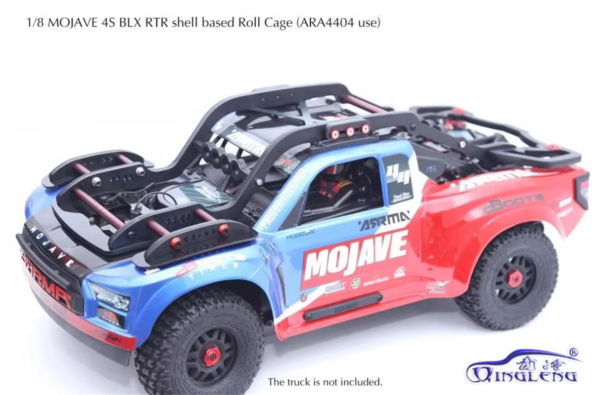 1/8 ARRMA Mojave 4S BLX upgraded nylon front crash and roll cage