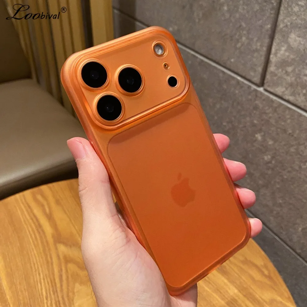 Luxury Matte Hard PC Ultra Slim Case for iPhone 17 16 15 14 Pro Max Plus 12 13 Air Translucent Shock