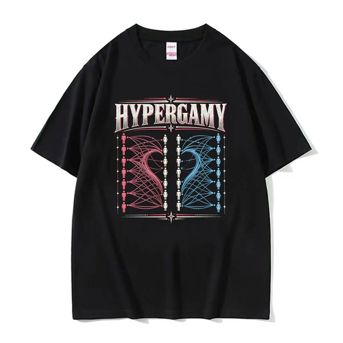 Hypergamy Quote Vintage Relationship Chart Graphic T Shirts Men's Clothes Summer Cozy T-shirt Retro Fashion Short Sleeve T Shirt