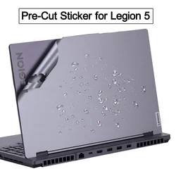 Pre-Cut Anti Fingerprints Laptop Sticker Film Skin Cover for 2023 Legion Slim 5 16IRH8 16APH8 Gen 7 15IAH7 15ARH7 Gen 6 15ACH6