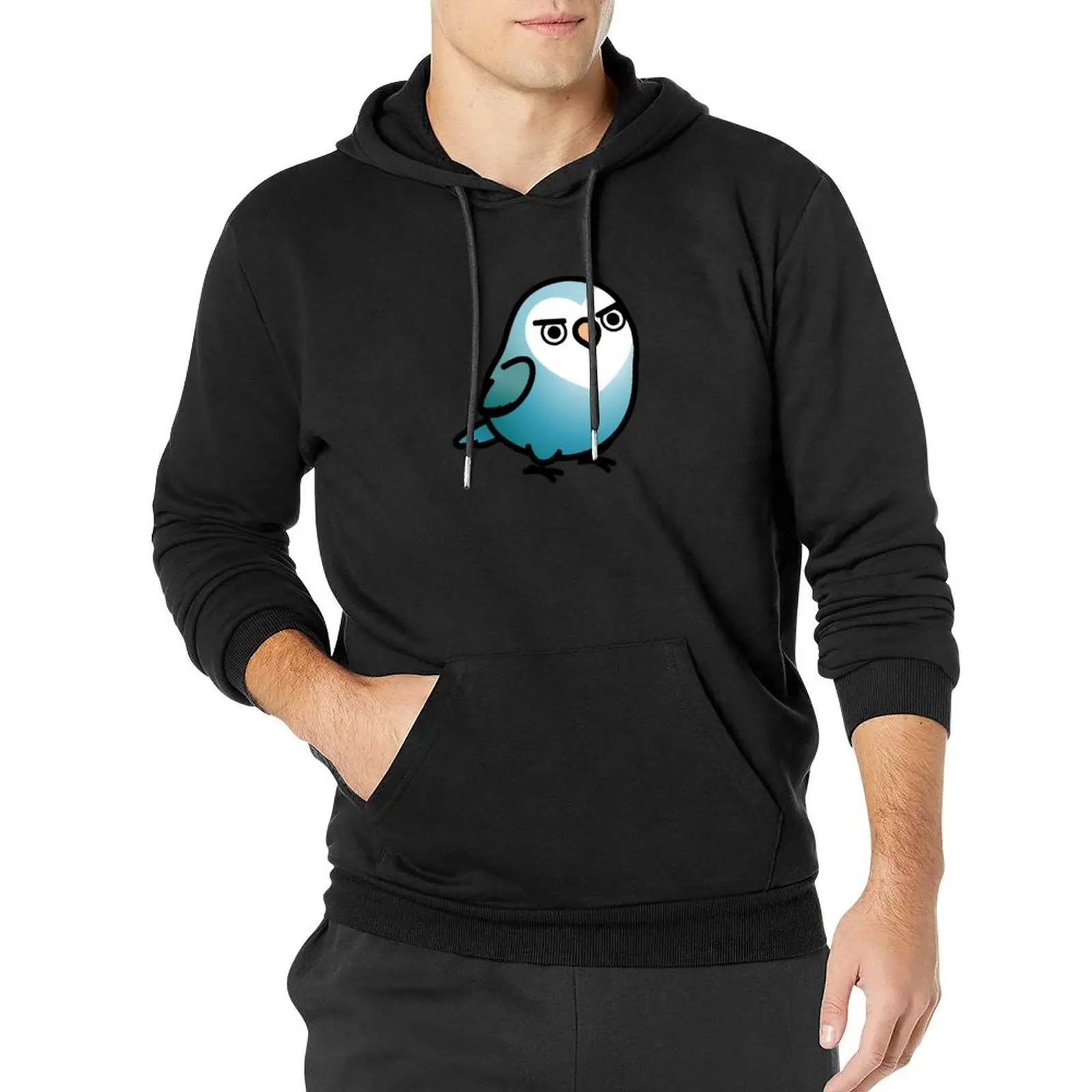 

Sassy Lovebird Pullover Hoodie clothes for men autumn jacket men graphic hoodie