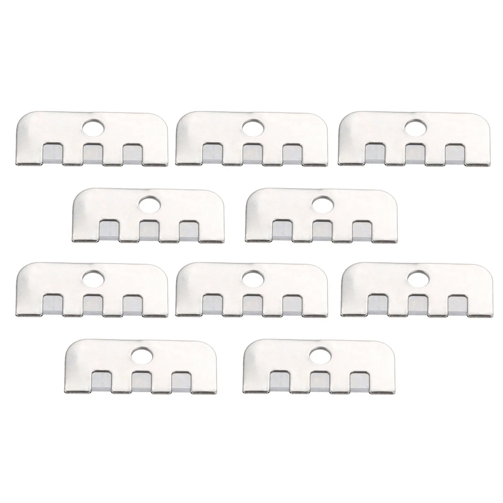 

10Pcs Metal Industrial Sewing Machine Thread Cutter Sharp Blades For Single Needle Industrial Lockstitch Sewing Machine 28*12mm