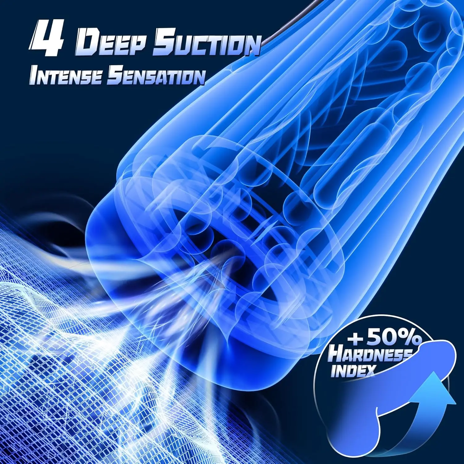 Male Masturbator Penis Pump Adult Sex Toys for 18 Men with 4 Sucking 9 Vibration Modes LED Display Pocket Pussy Realistic Vagina image 2