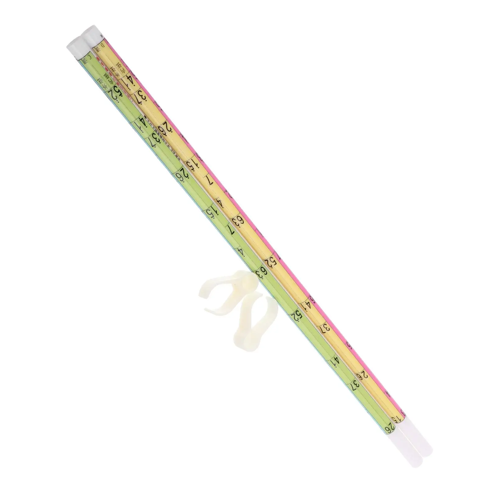 

2 Pcs Erhu Pitch Accuracy Aid Large Font Position Stick Beginner Scale Practice Tool Musical Instrument Training Device