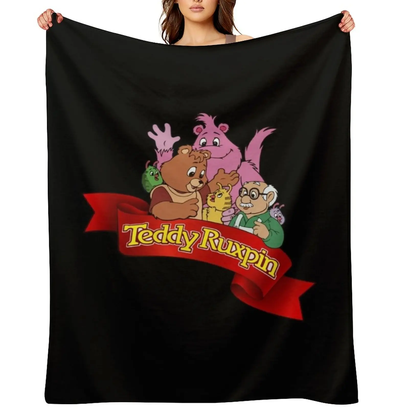 

Teddy Ruxpin Gift Halloween Day, Thanksgiving, Christmas Day Throw Blanket Heavy Sofas warm for winter Decorative Throw Blankets