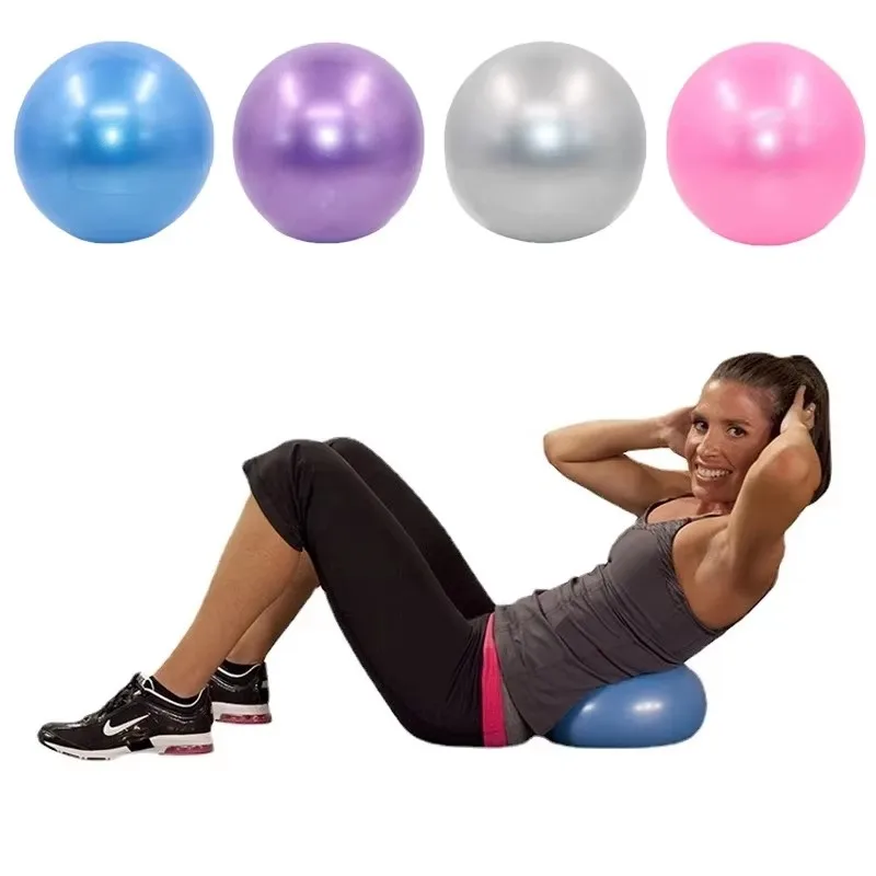 25CM New Yoga Pilates Ball Exercise Gymnastic Fitness Balance Gym Core Indoor Training Mini Balls Small Therapy Improves image 2