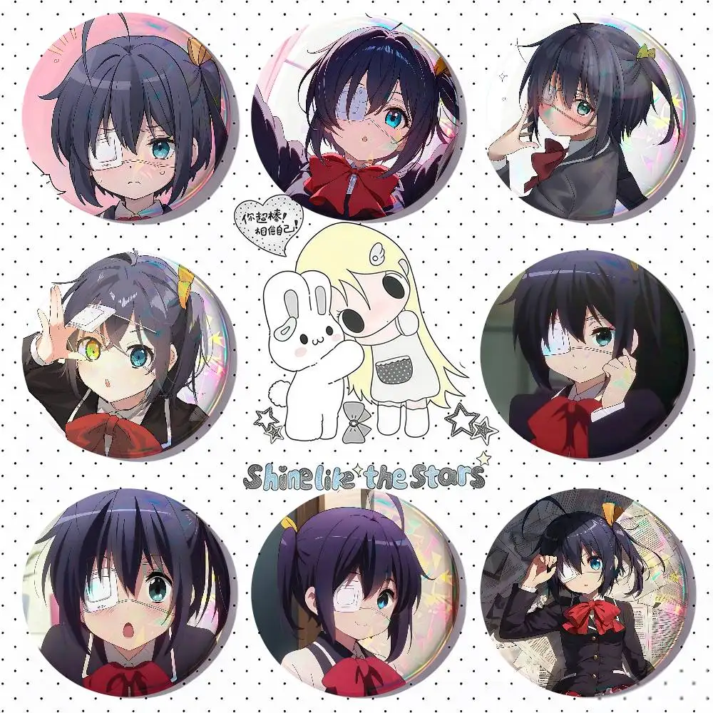 Kawai-R-rIkka-Takanashi-S Badge Pins For Friend, Backpack, Clothing, Collectible Accessories, Jewelry Gift