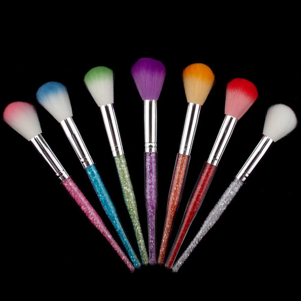 1Pack Professionelles Make-up-Pinsel-Set, tragbarer Staub-Puderpinsel, pilzförmig, langlebiger Kunststoffgriff, bequemer Griff für den Alltag