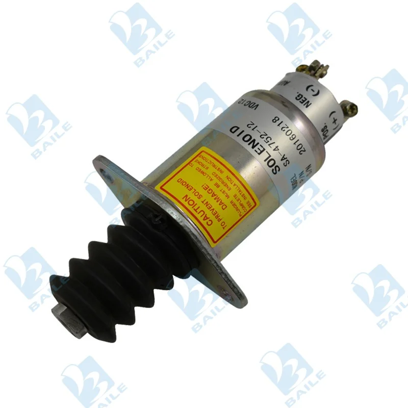 

SA-4752-12 Fuel Shut Off Solenoid 12V Engine Machinery Parts Stop Solenoid Control Valve