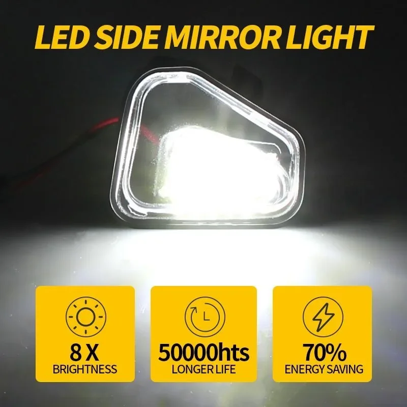 

2x Canbus for Volkswagen Passat CC 2009-2024 2025 Scirocco EOS LED Logo Lamps Side Under Mirror Puddle Light Car Goods Light