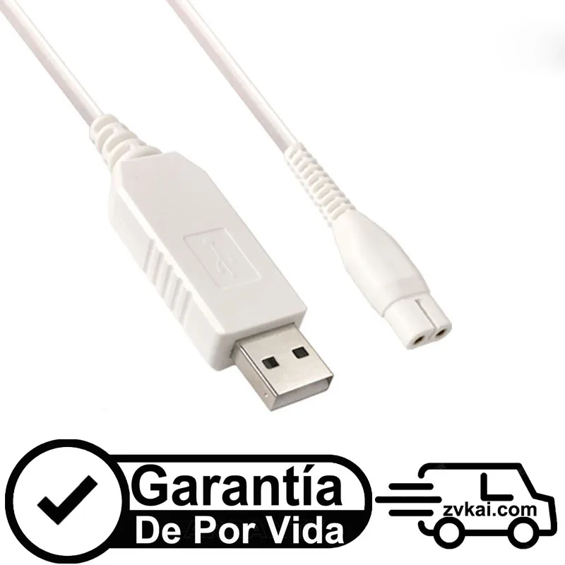 Cable Cargador USB 4.3V Philips Recortadora de Barba Afeitadora QP2520 QP2510 MG5730 QP2620 MG3710 MG3720 MG3730 QP2521 MG3740 BT3206 BT405 MG3731 MG3711 MG5720 QP2721 S1121 MG5740 MG3712 MG3747 MG3760 QP2515